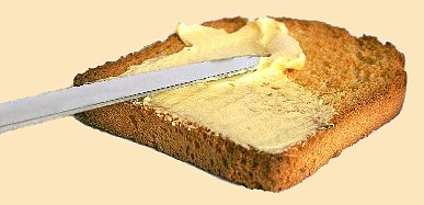 Масло с хлебом источник насыщенных жиров