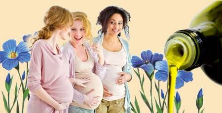 Льняного масло беременным женщинам и кормящим мамам может нанести вред