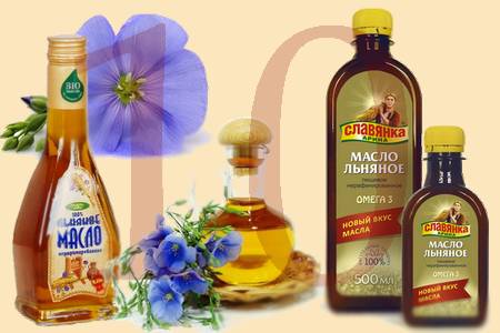 Польза льняного масла обусловлена содержанием омега-3 и омега-6